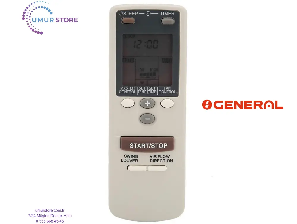 General RSW-14R Uyumlu Klima Kumandası General RSW-14R Uyumlu Klima Kumandası