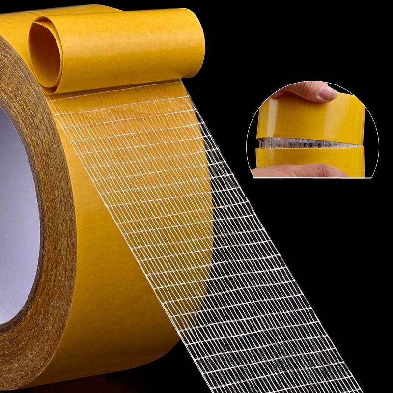 Geniş 10 Metre * 5 Cm Çift Taraflı Süper Güçlü Yapışkan Yapıştırı