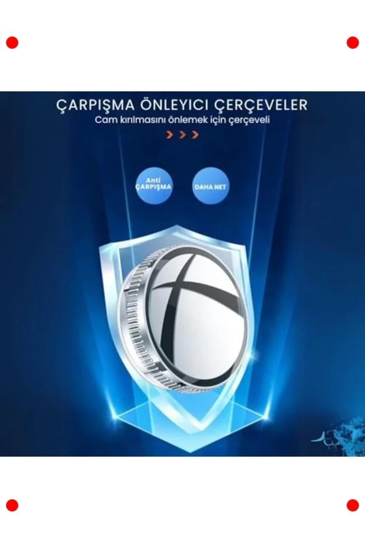 Geniş Açılı Araç Kör Nokta Aynası (2 Adet)