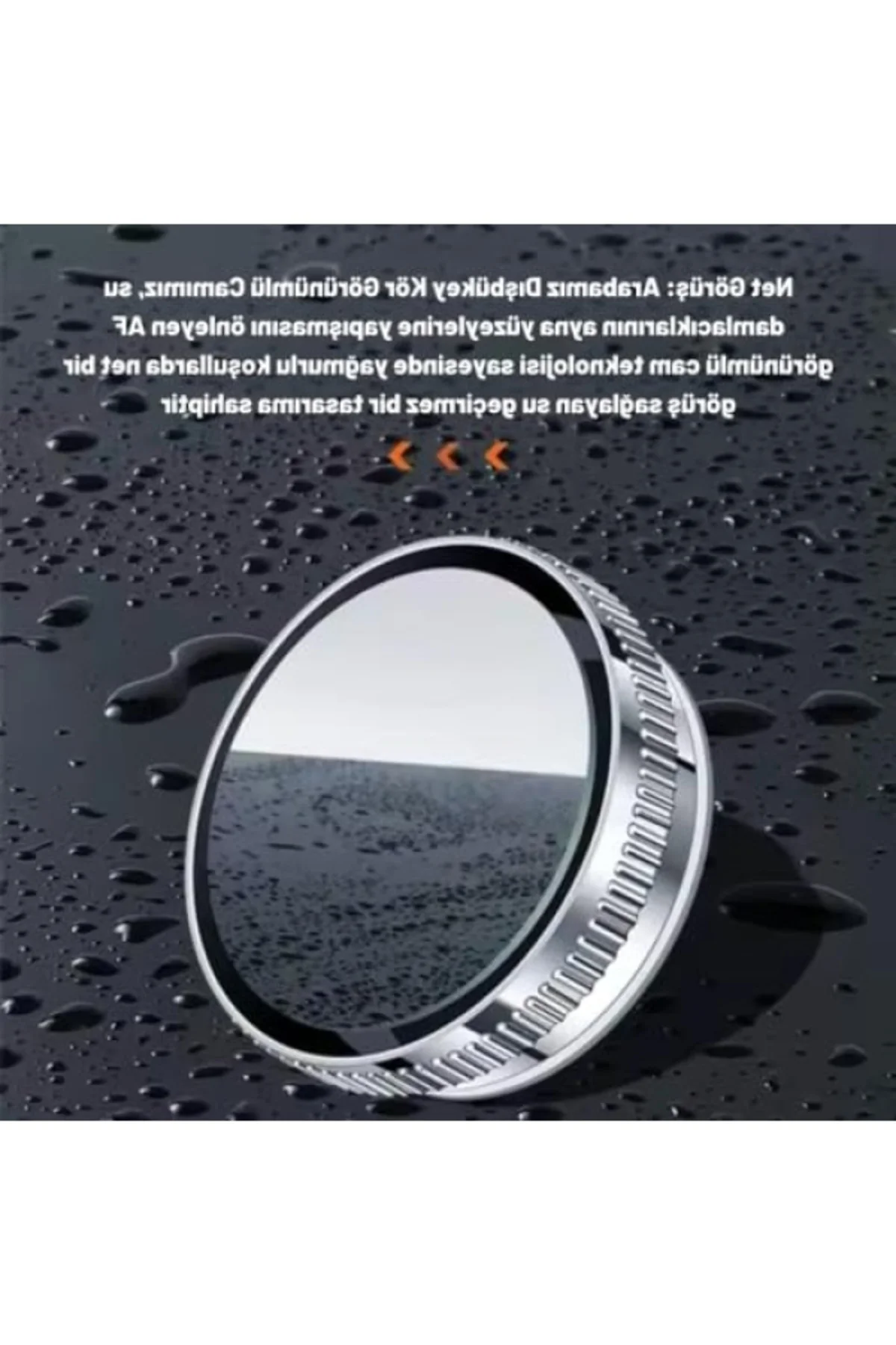 Geniş Açılı Kör Nokta Aynası - 2 Adet Vantuzlu Güvenlik Aynası