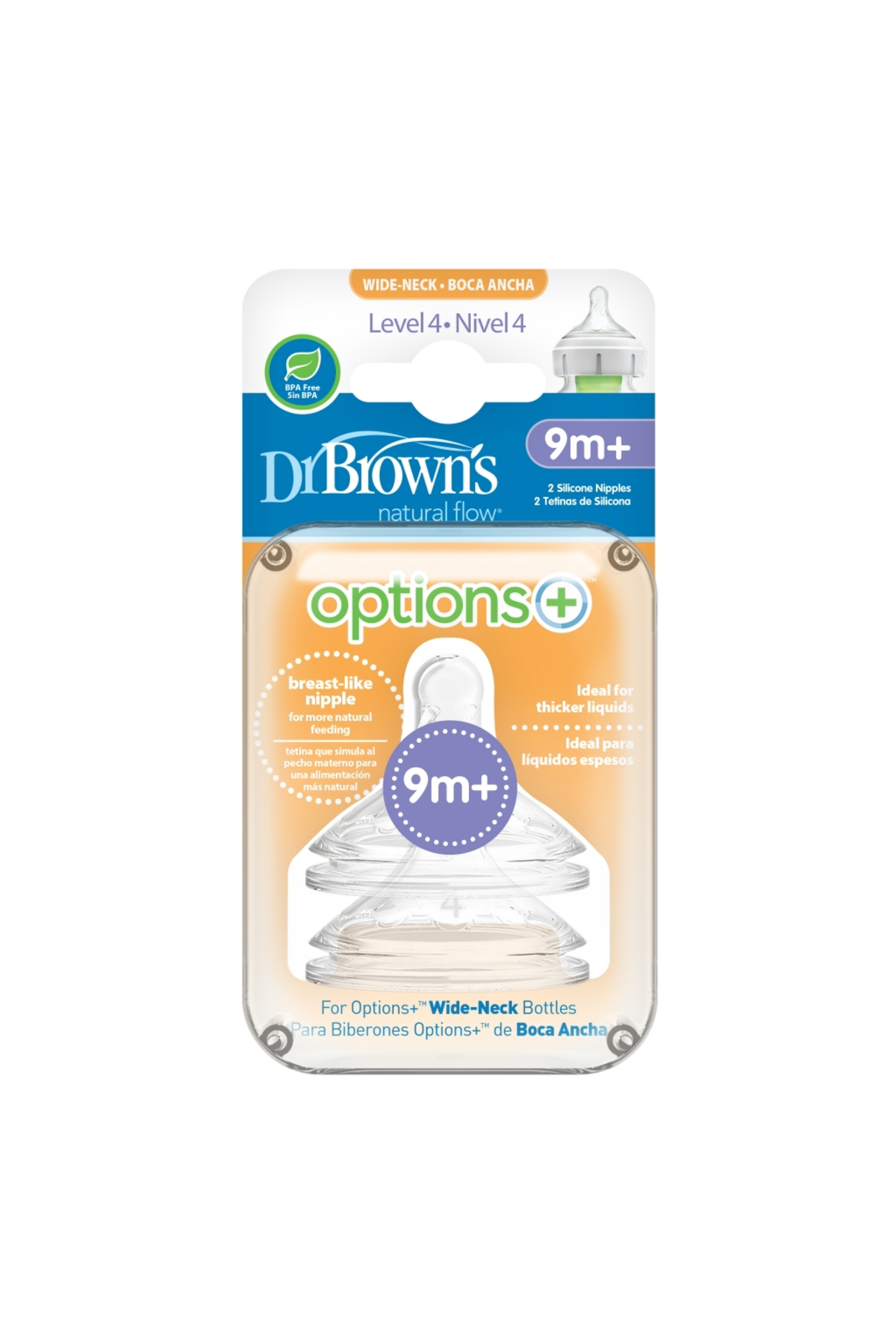 Nessiworld Geniş Ağız 4.Evre 2Li Silikon Biberon Emziği