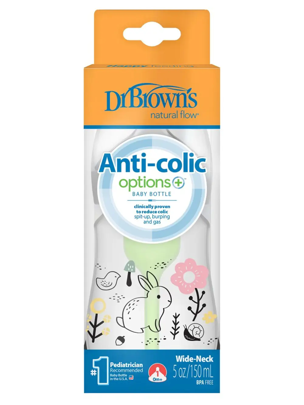 Geniş Ağız PP Antikolik Options Biberon  150ml Kız