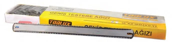 Geniş Demir Testere Ağzı Çift Taraflı - 72 Adet | Yüksek Karbon Çelik Fiyatı, Yorumları ve Özellikleri