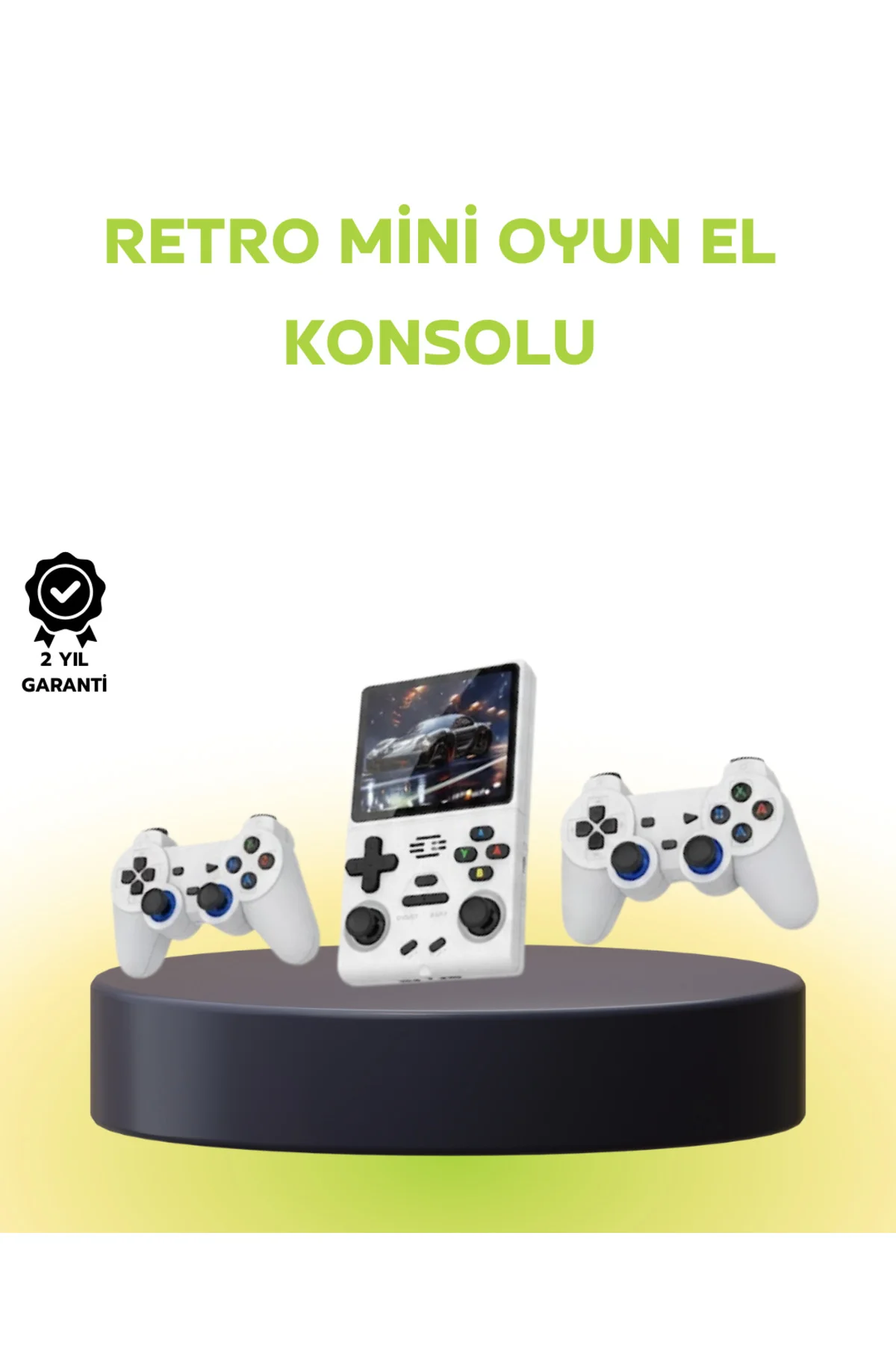 Geniş Ekranlı Taşınabilir Retro Oyun Konsolu