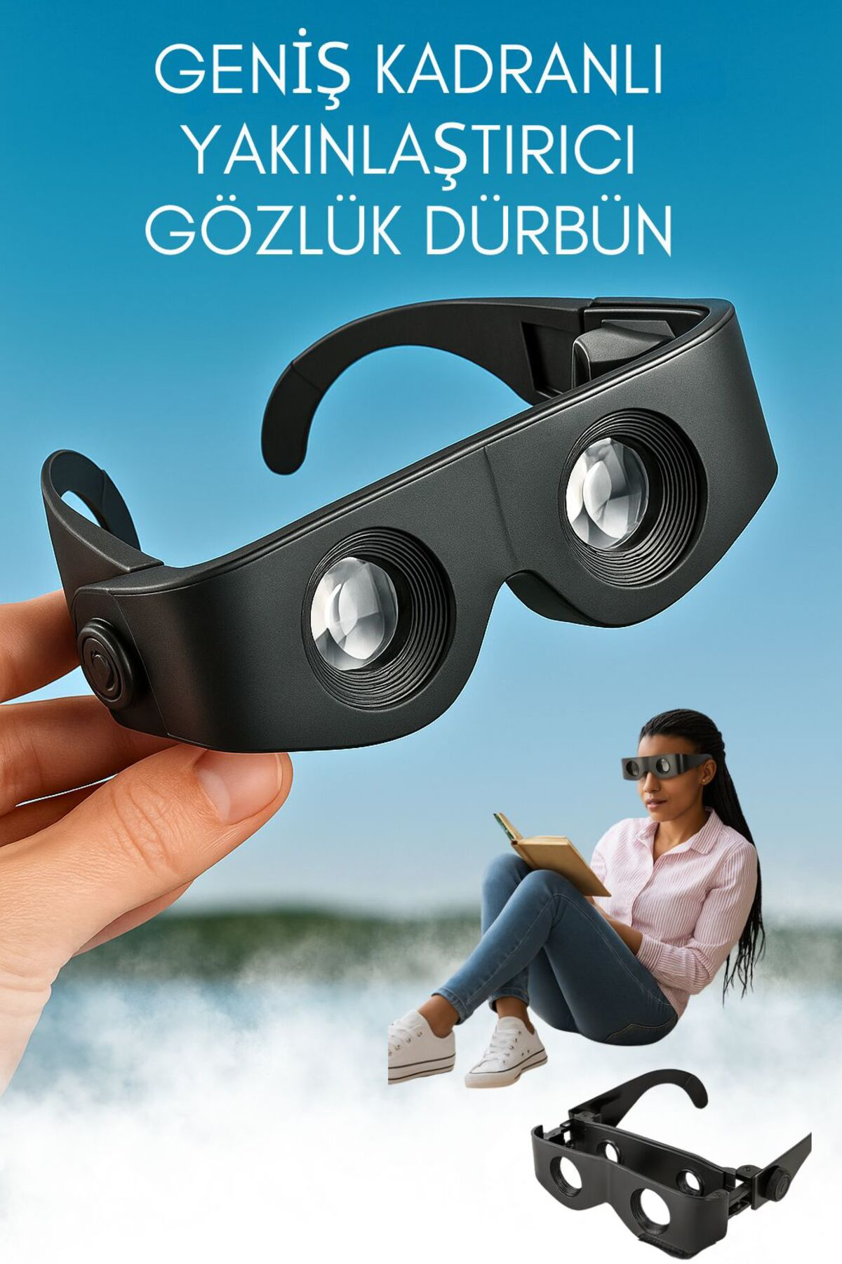 Geniş Kadranlı Yakınlaştırıcı Büyüteç Gözlük – El Dürbünü Özellik