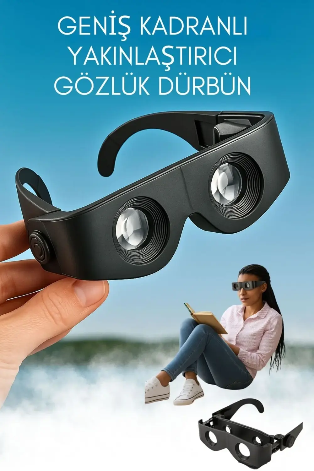Geniş Kadranlı Yakınlaştırıcı Büyüteç Gözlük – El Dürbünü Özellik