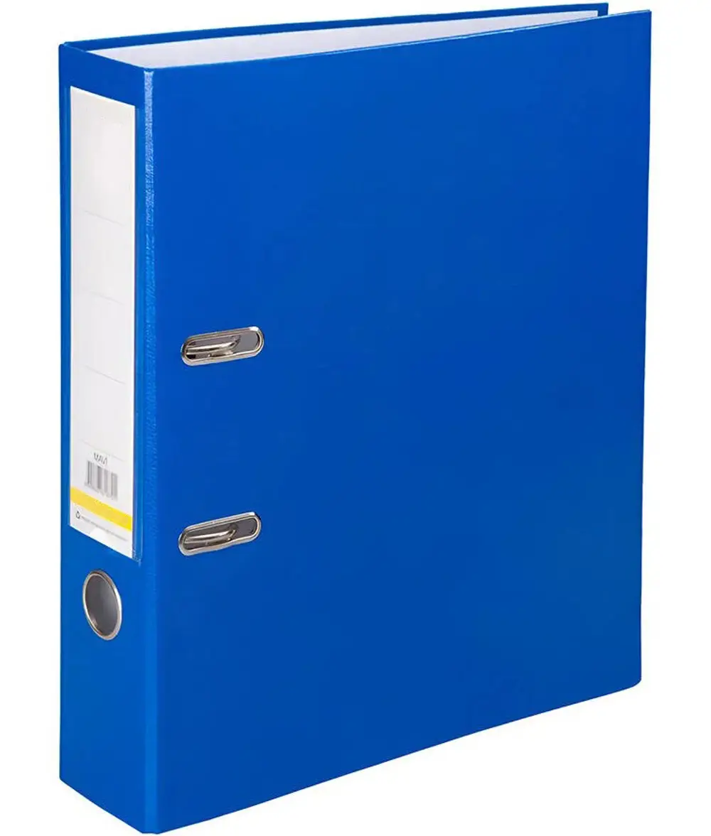 Geniş Klasör Plastik Büro Arşiv Klasörü Mavi - 1 Adet