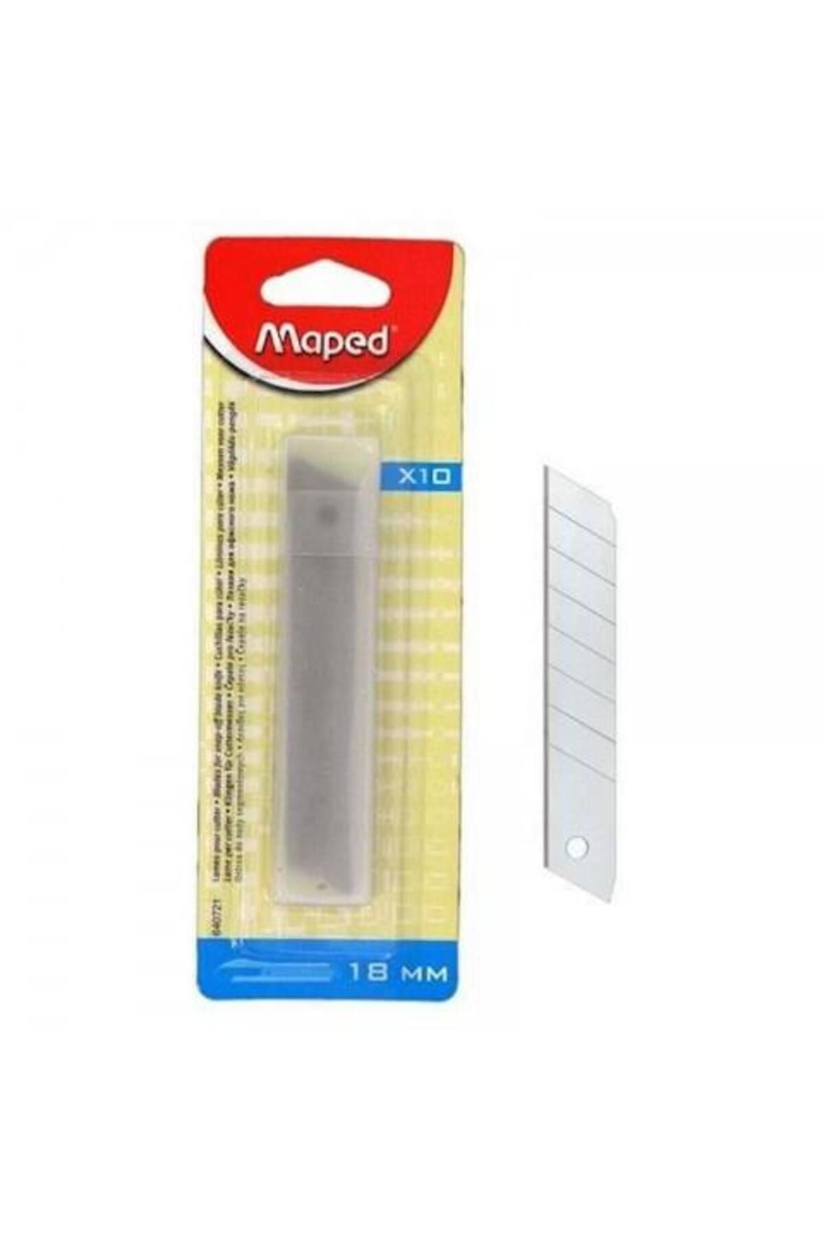 Maped Geniş Maket Biçaği Yedeği 10Lu Tüp 640721