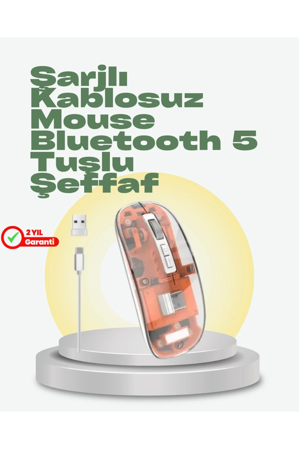 Geniş Uyumluluklu Kablosuz Fare – Windows, Mac, Linux Destekli