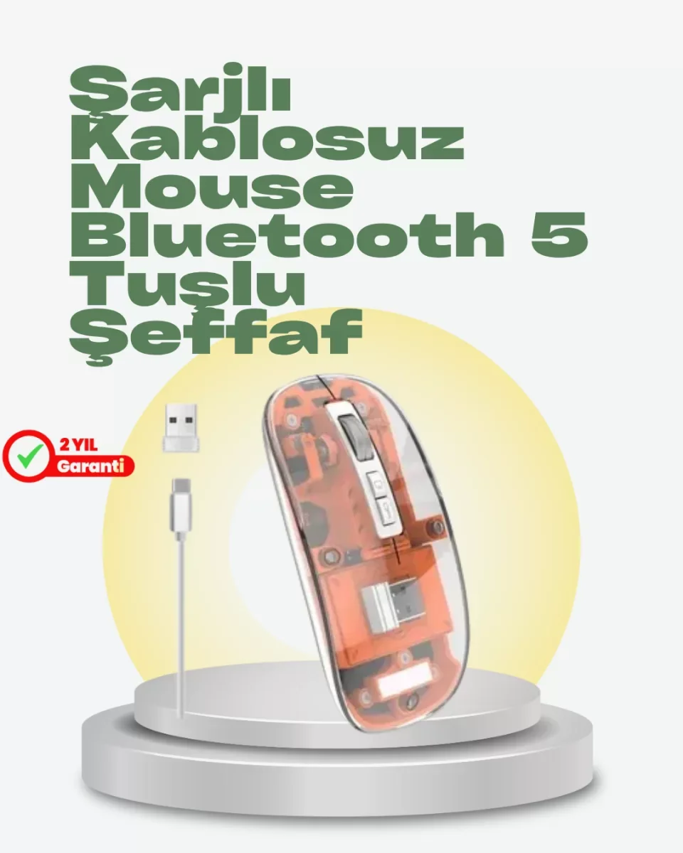 Geniş Uyumluluklu Kablosuz Fare – Windows, Mac, Linux Destekli - Lisinya