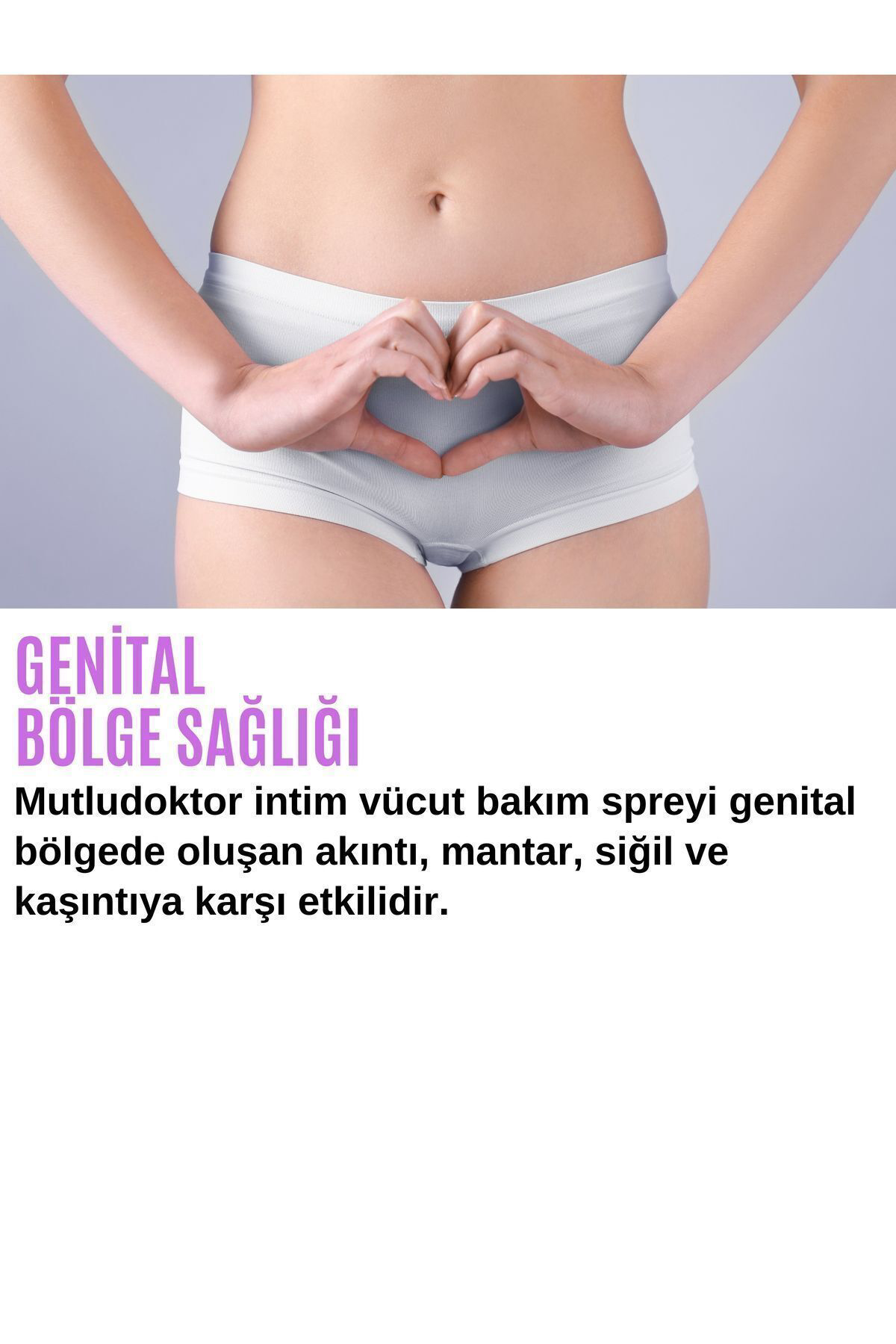 Genital Bakım Spreyi, Genital Bölge Temizleyici, Genital Siğil, A