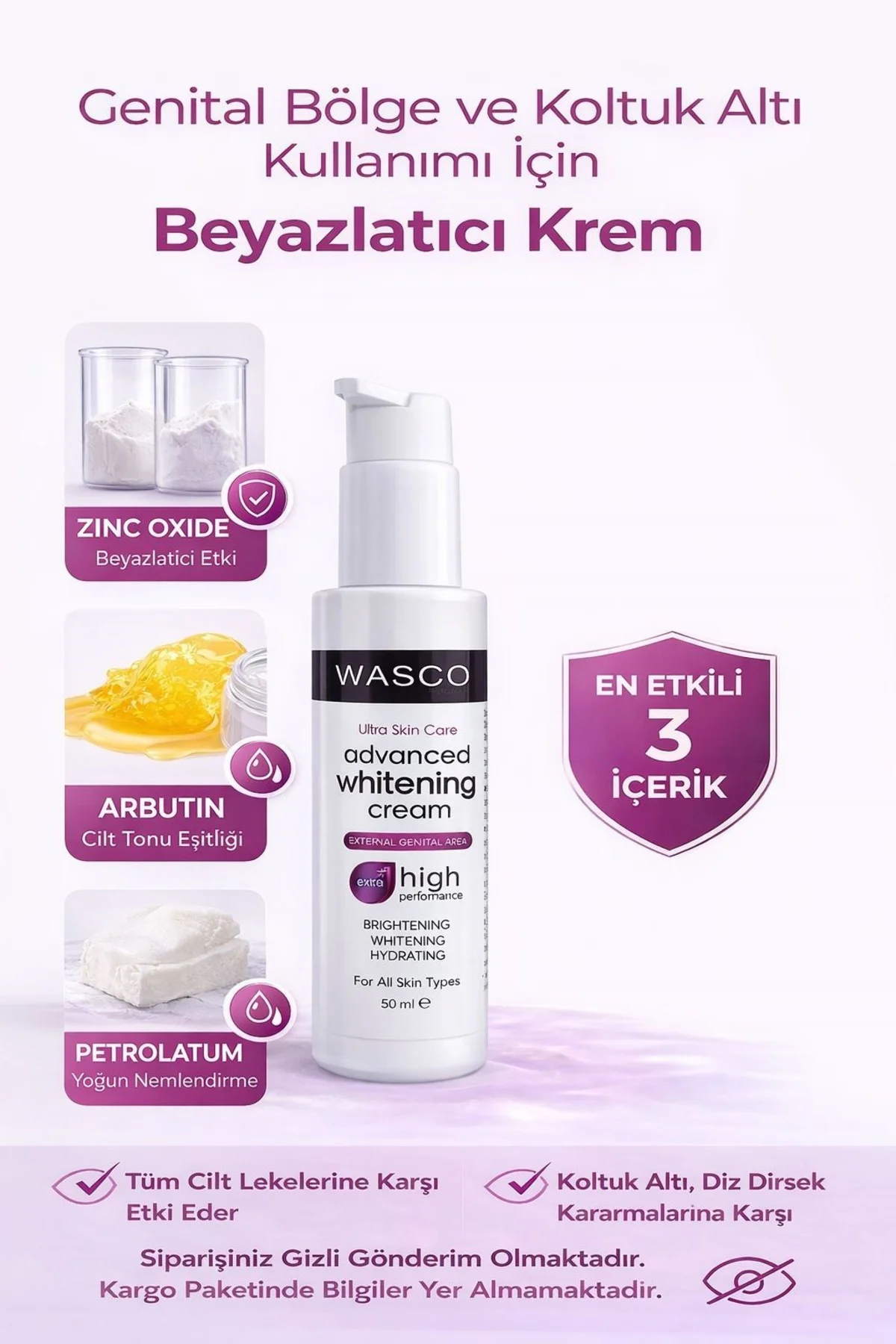 Genital Bölge Kararma Karşıtı (Koltuk Altı, Diz, Dirsek Ve Dış Ge