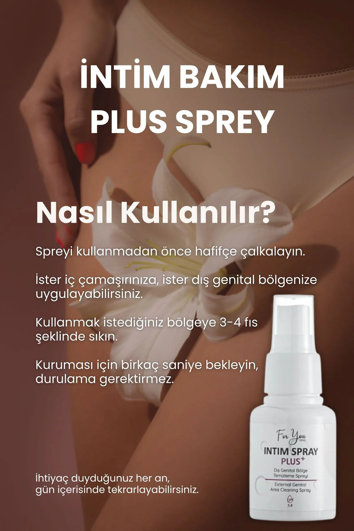 Genital Bölge Koku, Akıntı, Kaşıntı, Mantar Gidermeye Yardımcı Fl