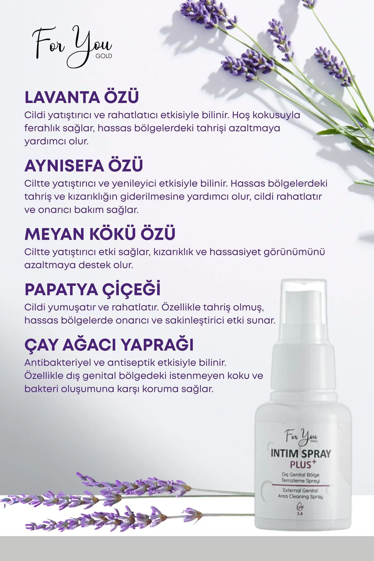 Genital Bölge Koku, Akıntı, Kaşıntı, Mantar Gidermeye Yardımcı Fl