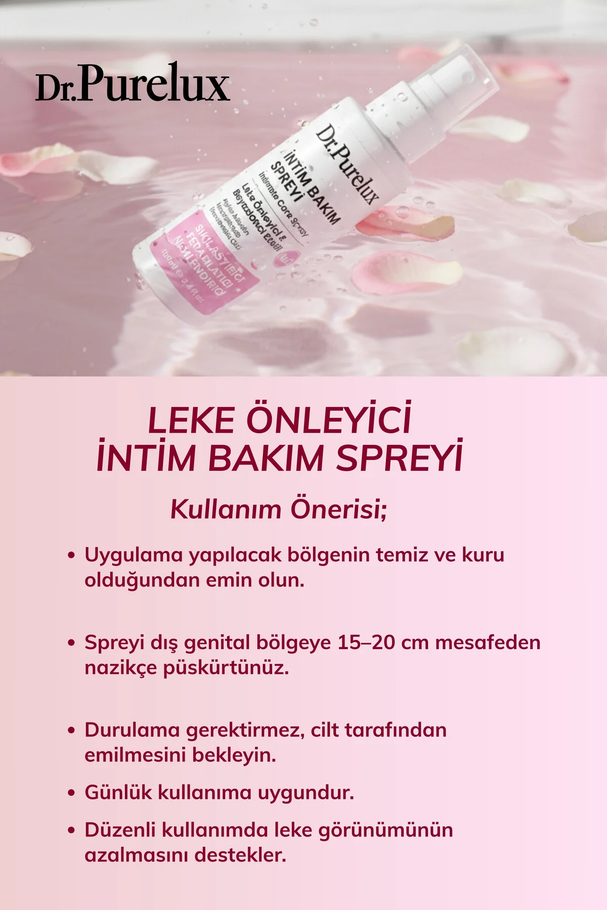 Genital Bölge Koku Giderici,,Akıntı Ve Mantar Karşıtı -Leke Karşı
