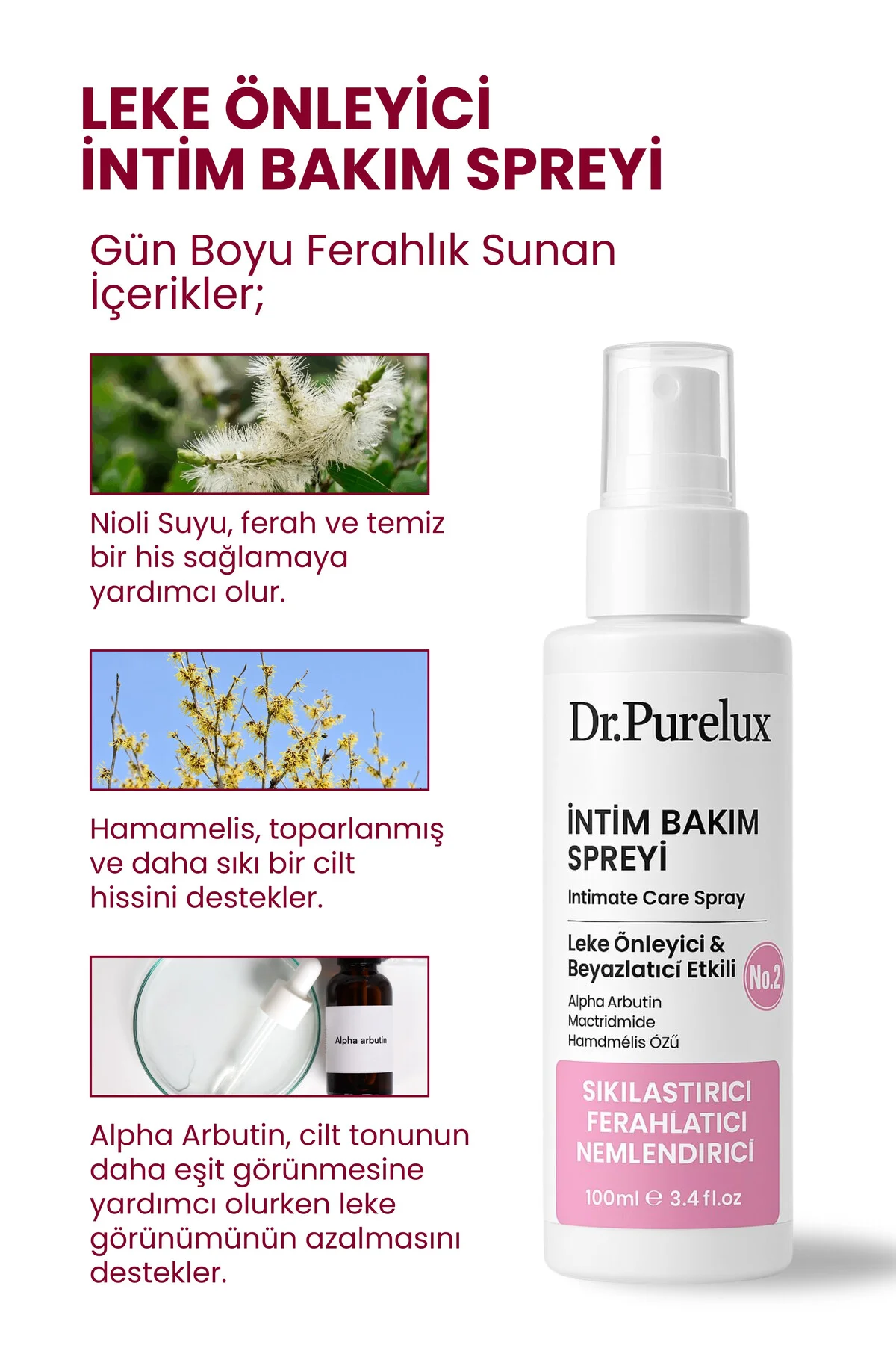 Genital Bölge Koku Giderici,,Akıntı Ve Mantar Karşıtı -Leke Karşı