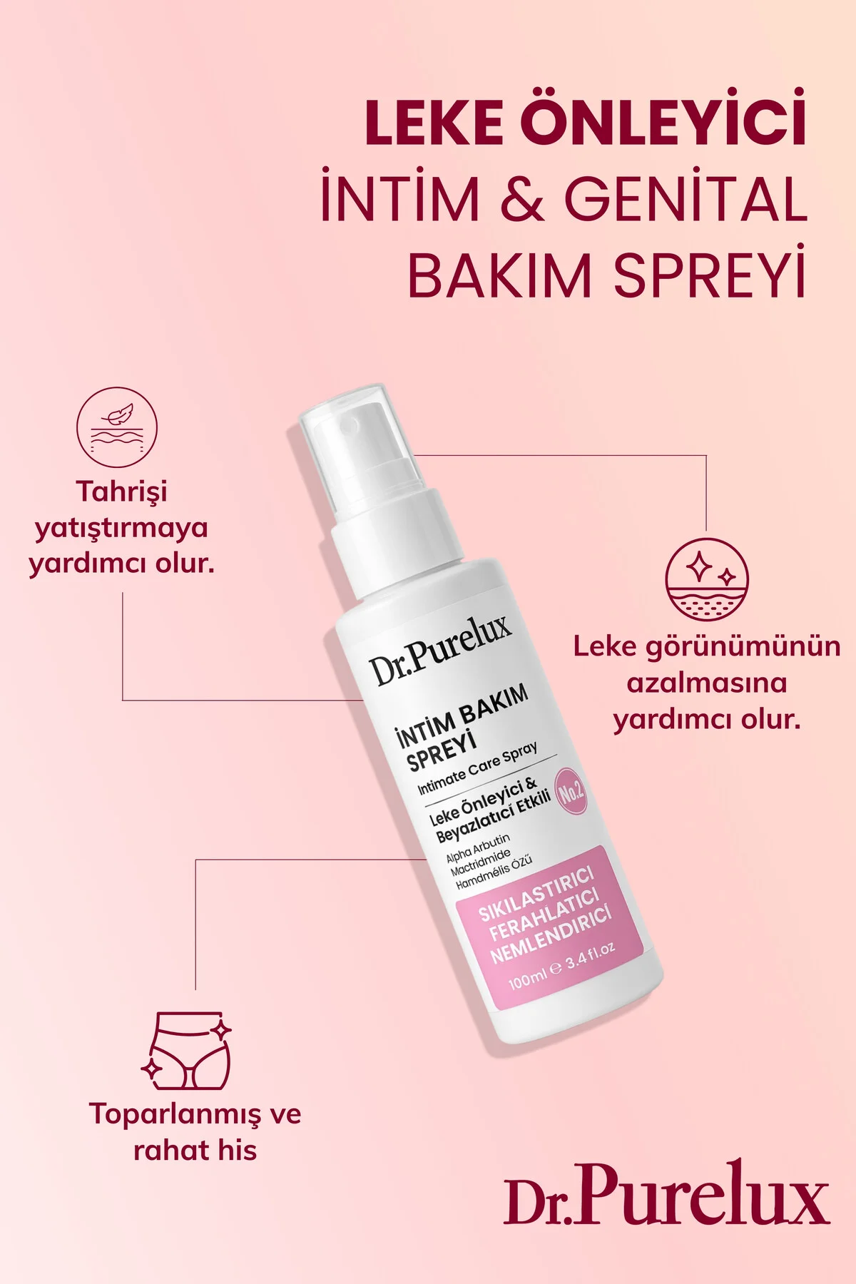 Genital Bölge Koku Giderici,,Akıntı Ve Mantar Karşıtı -Leke Karşı