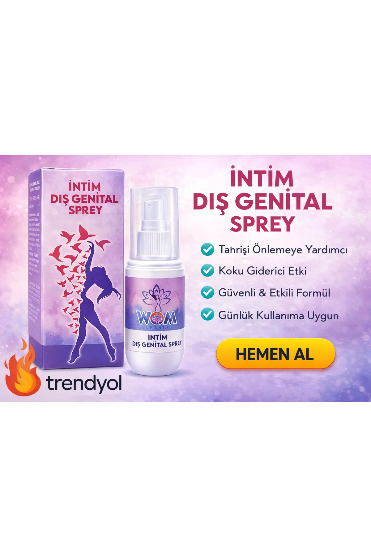 Genital Bölge Koku Önleyici, Akıntı Toparlayıcı Intim Bakım Spreyi Genital Bölge Koku Önleyici, Akıntı Toparlayıcı Intim Bakım Spreyi - Görsel 3