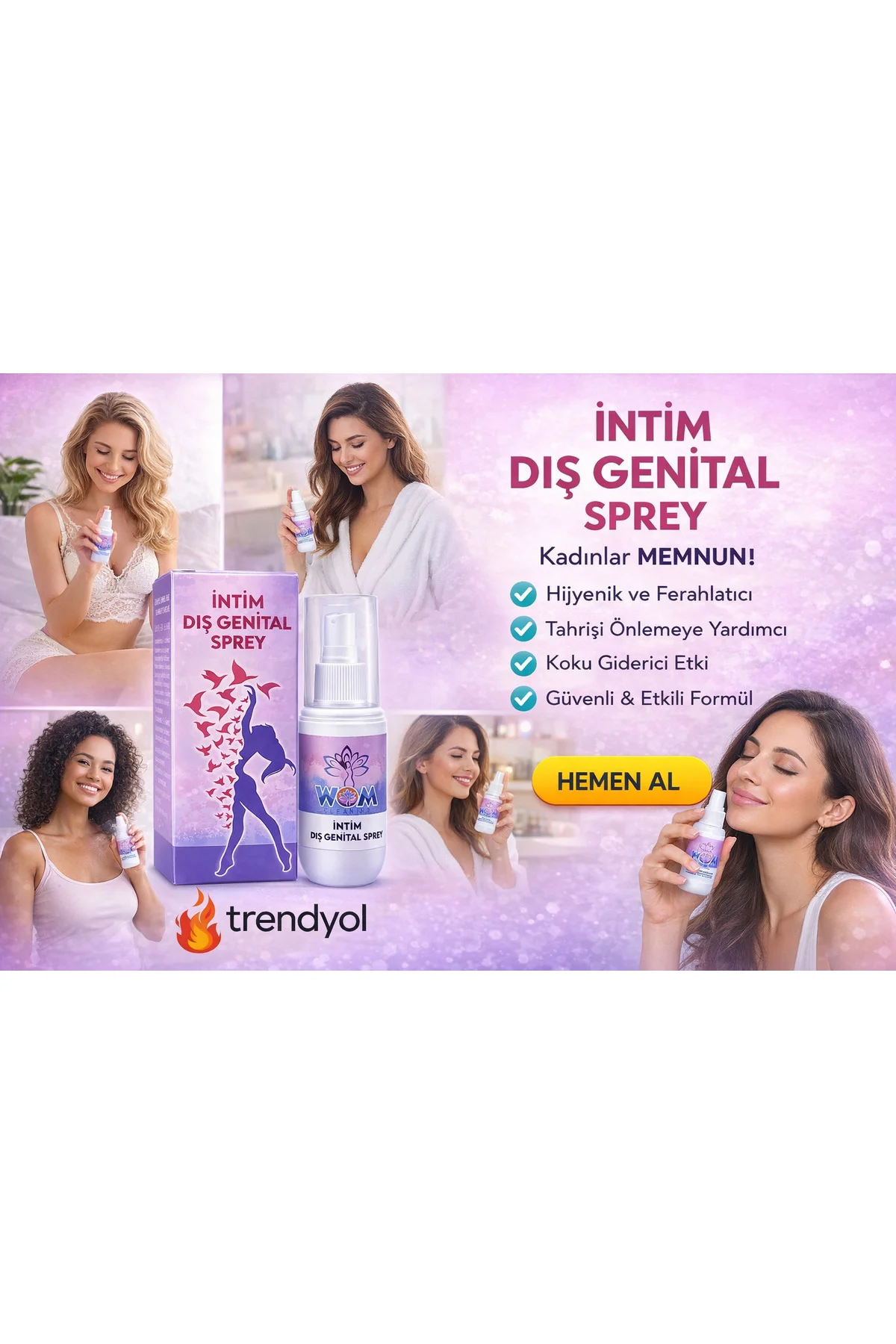 Genital Bölge Koku Önleyici, Akıntı Toparlayıcı Intim Bakım Spreyi Genital Bölge Koku Önleyici, Akıntı Toparlayıcı Intim Bakım Spreyi - Görsel 4
