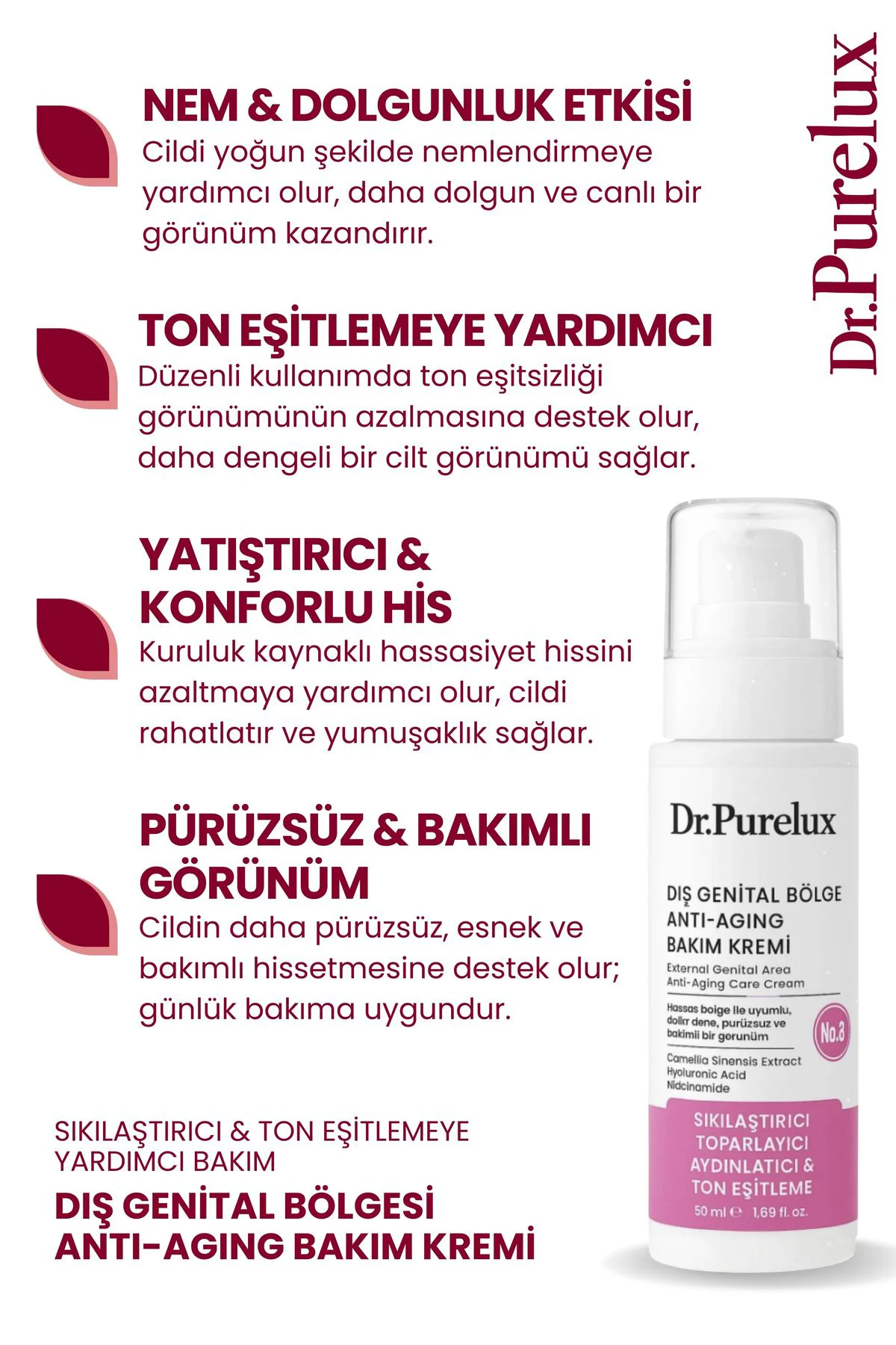 Genital (intim) Özel Bölge Anti-Aging Bakım Kremi | Sıkılaştırıcı