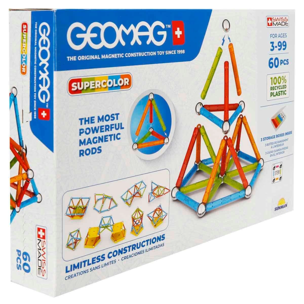 Geomag Supercolor Panels Manyetik Zeka Oyunu 60 Parça S01000384 Geomag Supercolor Panels Manyetik Zeka Oyunu 60 Parça S01000384