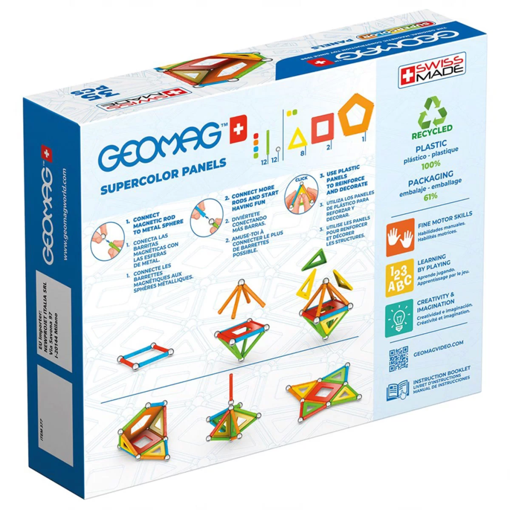 Geomag Supercolor Panels Manyetik Zeka Oyunu 35 Parça Geomag Supercolor Panels Manyetik Zeka Oyunu 35 Parça