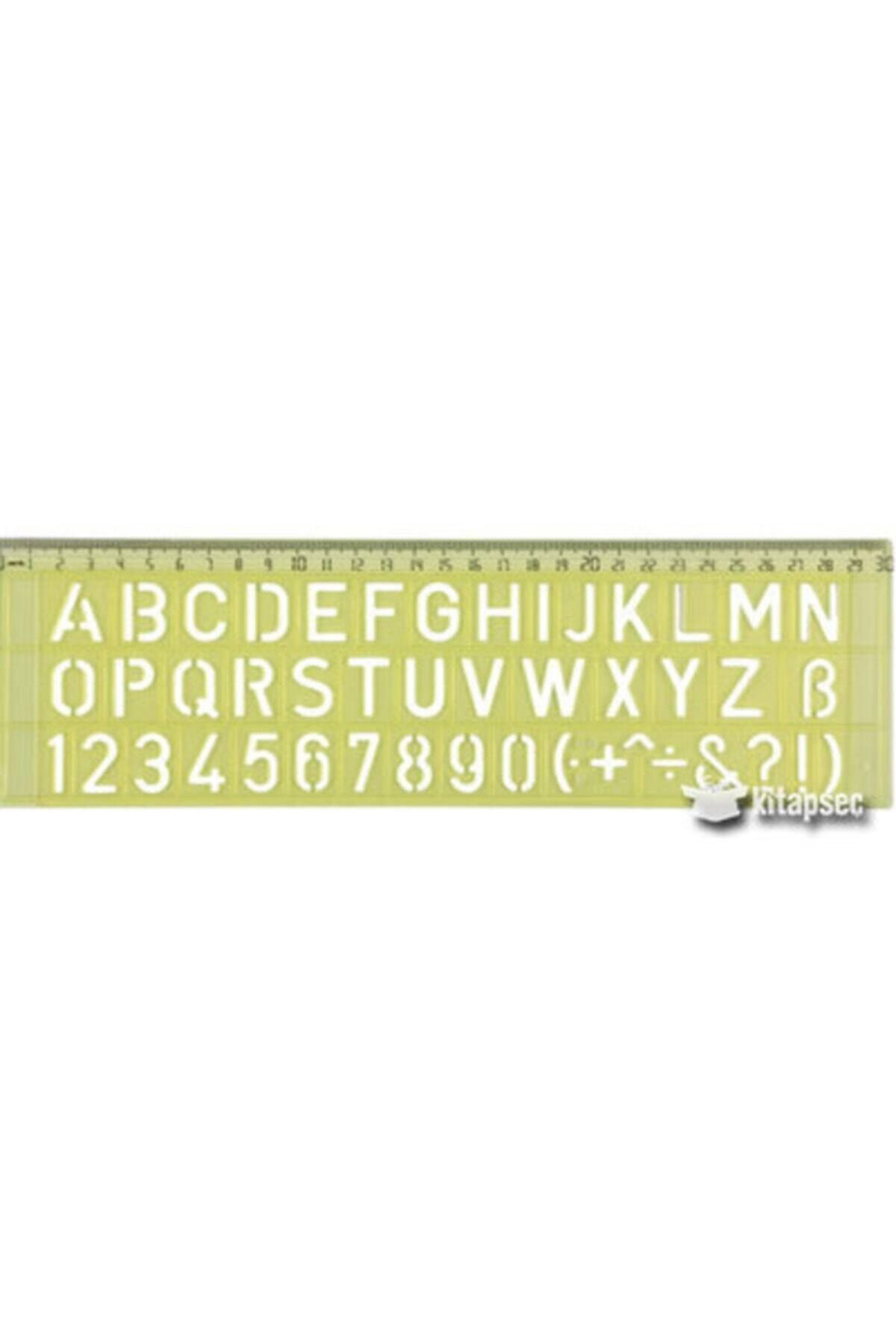 Geometri Ve Figür Harf Şablonu