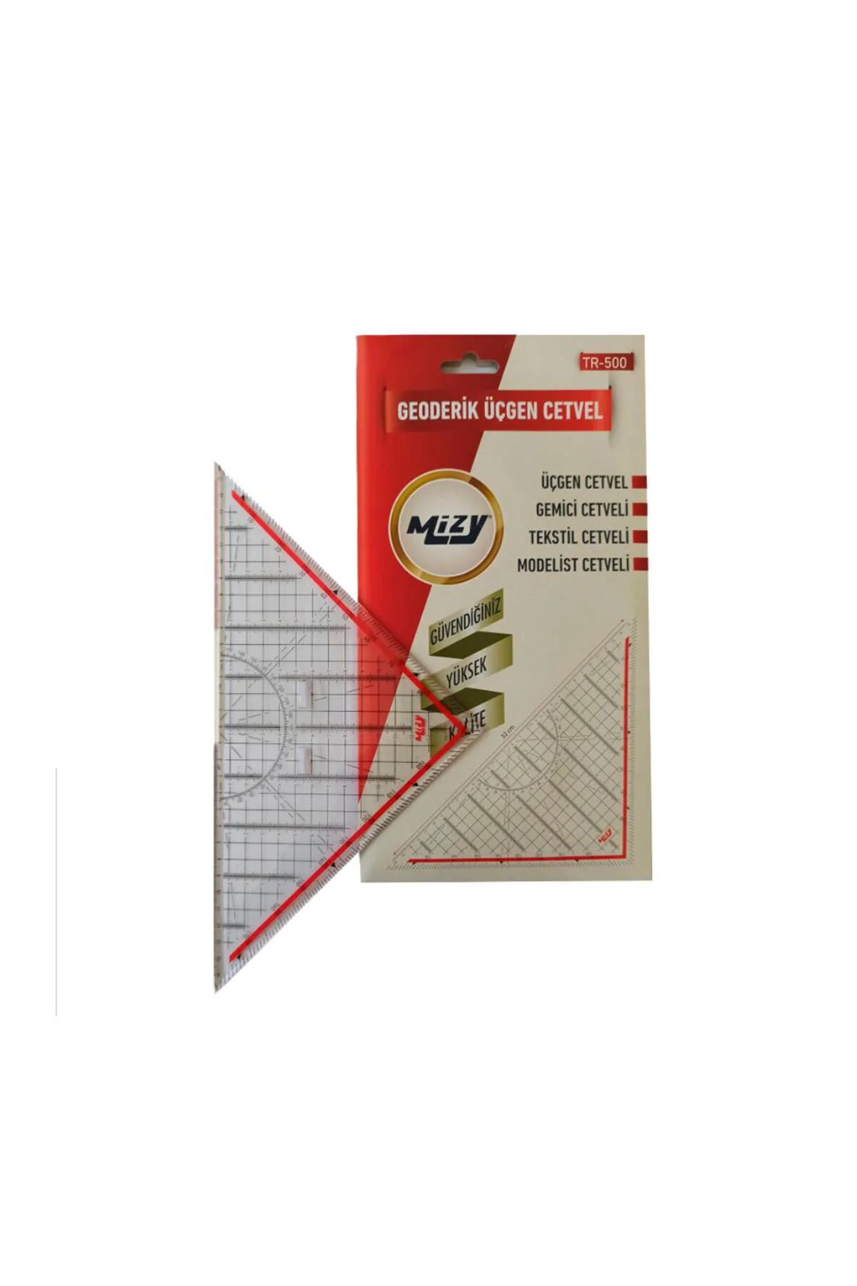 Geometrik Açılı Gönye Cetvel / 32cm (Geoder-aristo)