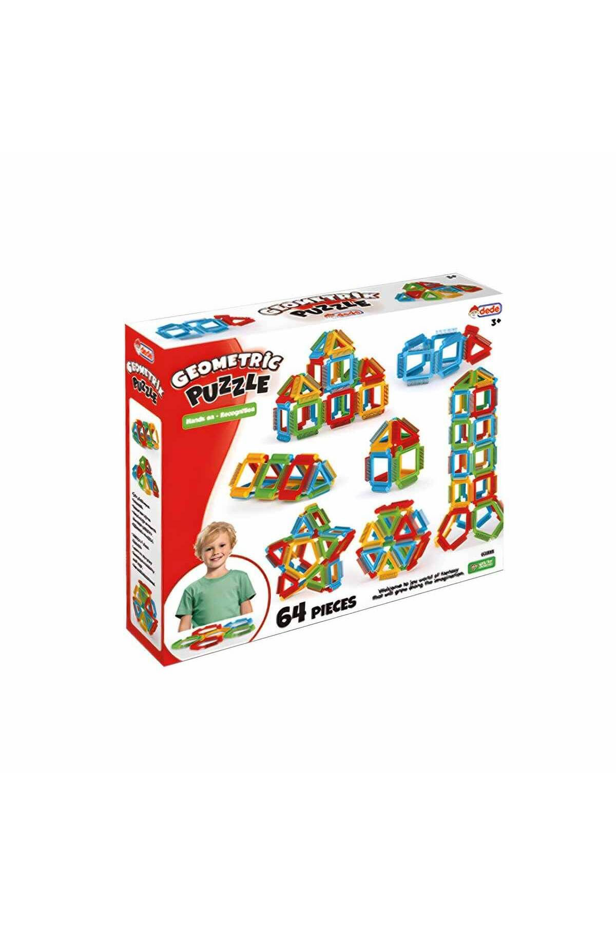 Dede Geometrik Puzzle 64 Parça