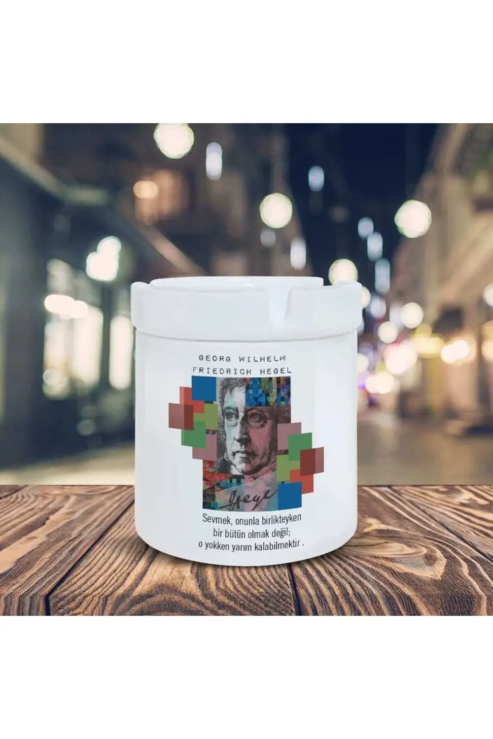 George Wilhelm Küllük Sevmek Baskılı Kül Tablası K-92