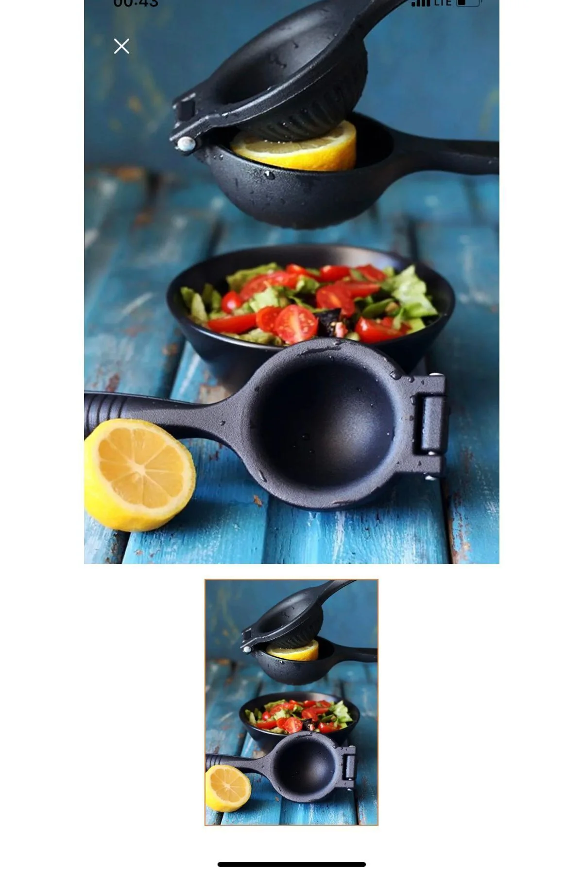 Gerçek Döküm Narenciye Limon Sıkacağı Çok Amaçlı Limon Sıkacak 1 