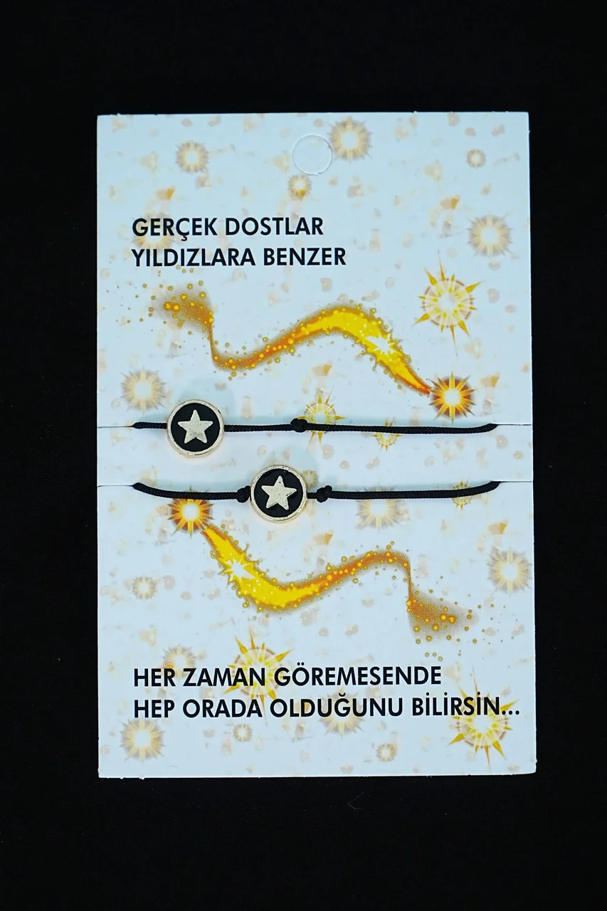 Gerçek Dostlar Yıldızlara Benzer - Arkadaş Şans Bilekliği Diğer