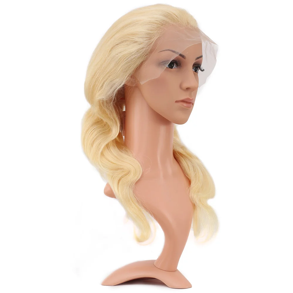 Gerçek Front Lace Daalı Platin Tül Peruk / 60/65cm