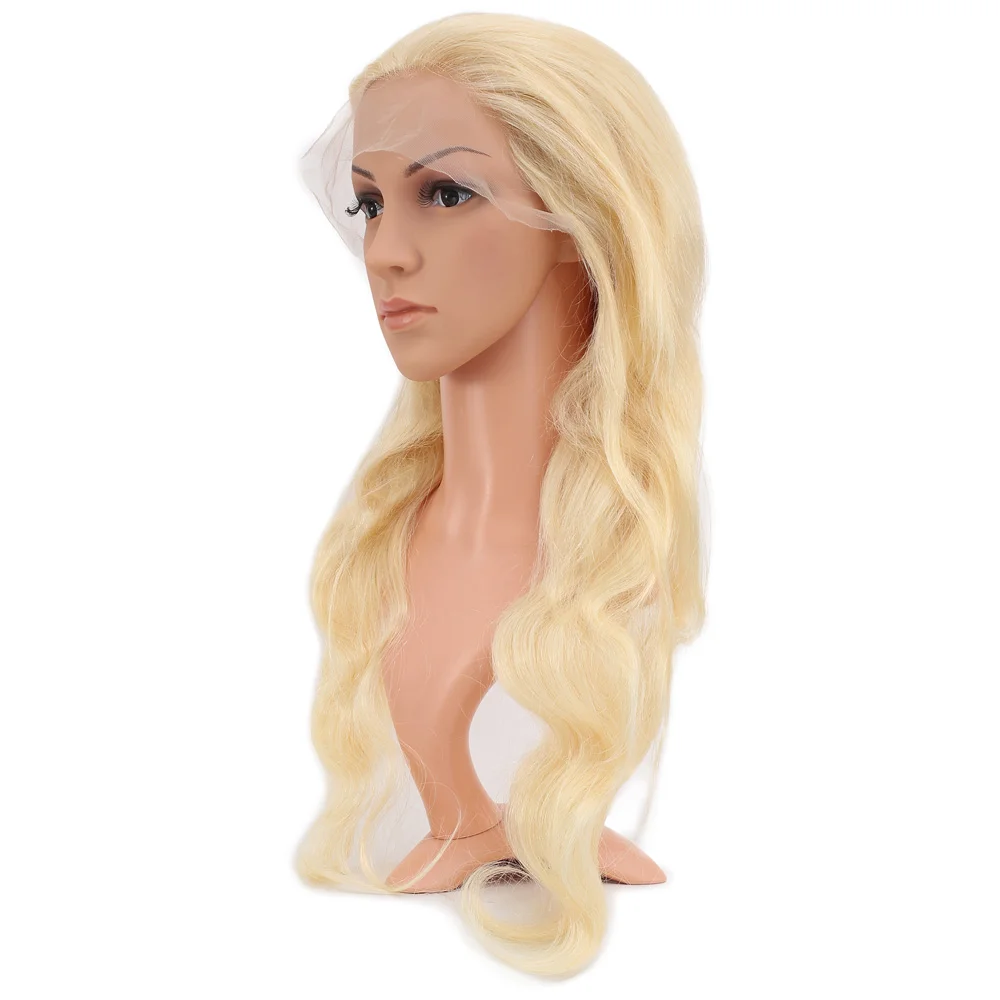 Gerçek Front Lace Daalı Platin Tül Peruk / 70/75cm
