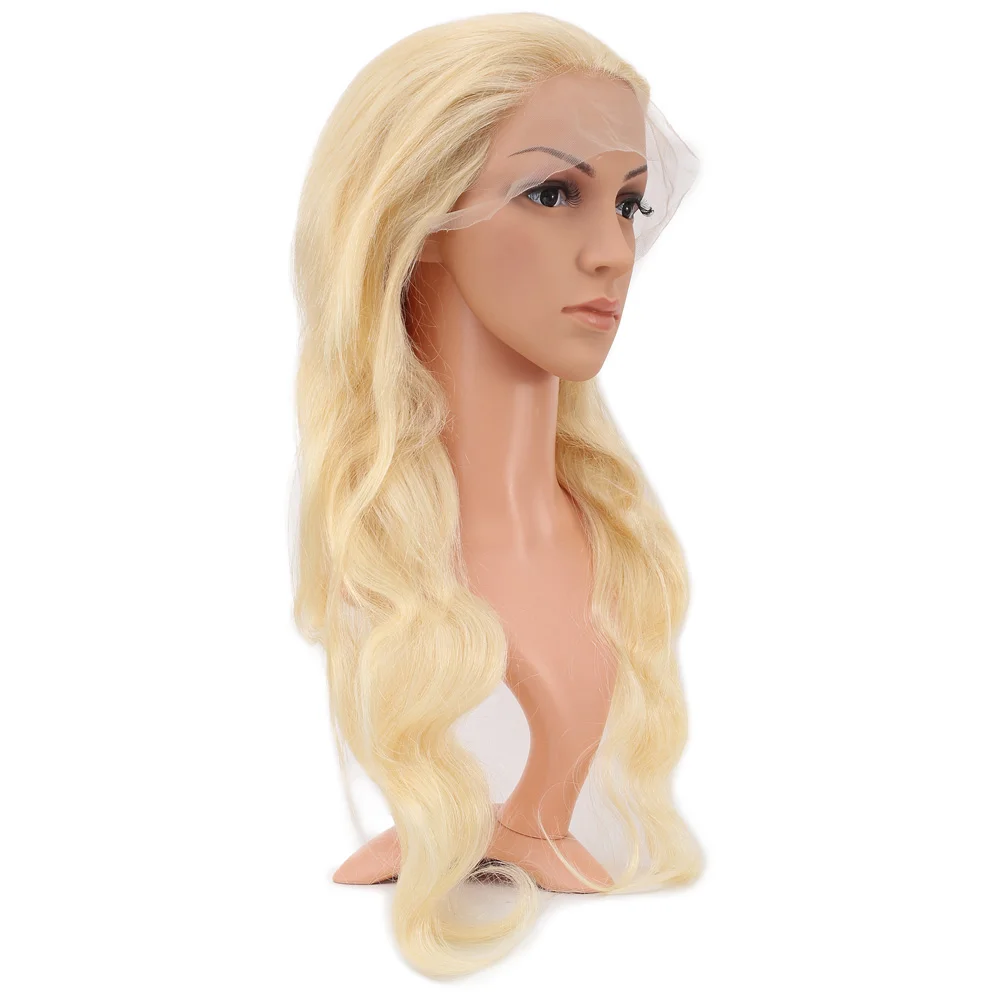 Gerçek Front Lace Daalı Platin Tül Peruk / 70/75cm