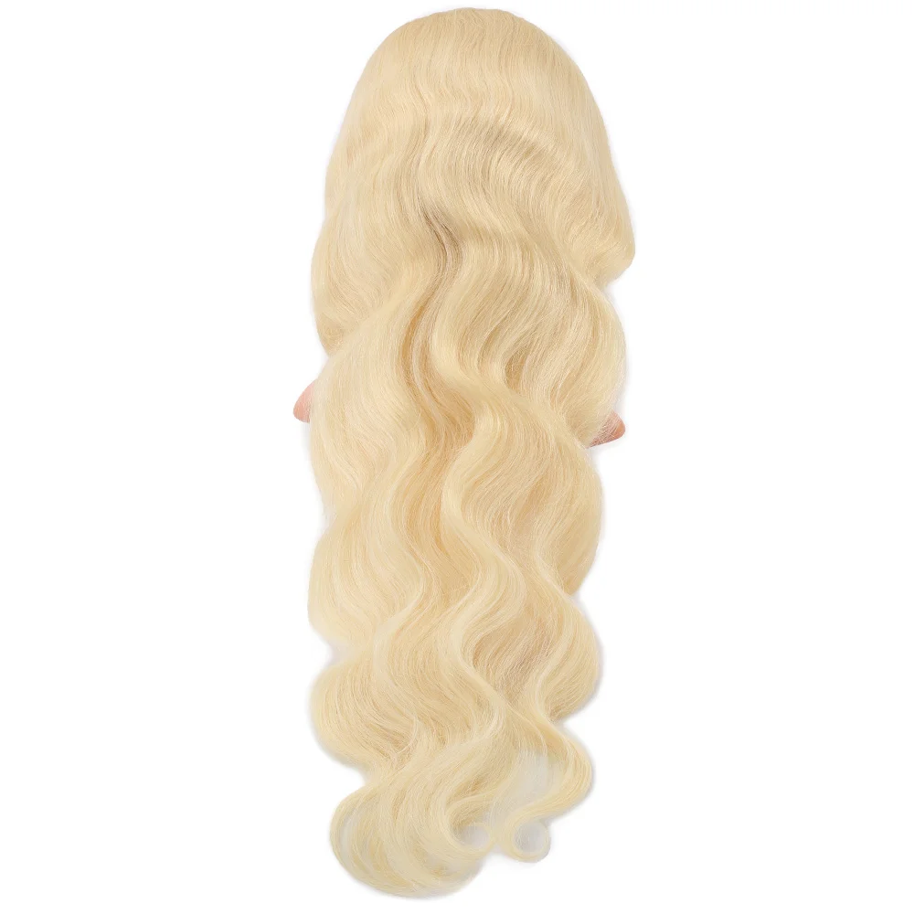 Gerçek Front Lace Daalı Platin Tül Peruk / 80/85cm
