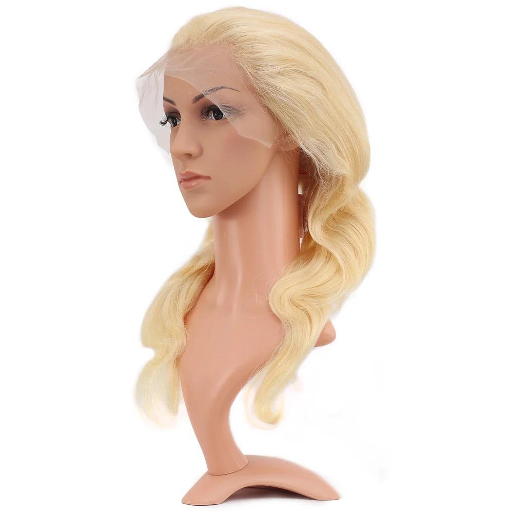 Gerçek Front Lace Daalı Platin Tül Peruk / 60/65cm
