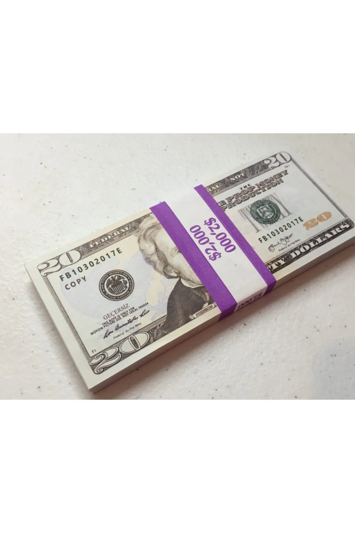 Gerçek Gibi Eğlencelik Para 20 Dolar 1 Deste Gerçek Gibi Eğlencelik Para 20 Dolar 1 Deste