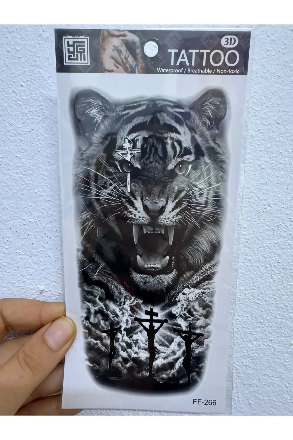 Arescollection Gerçek Görünümlü 3 D Suya Denize Dayanıklı Geçici Dövme Holiday T