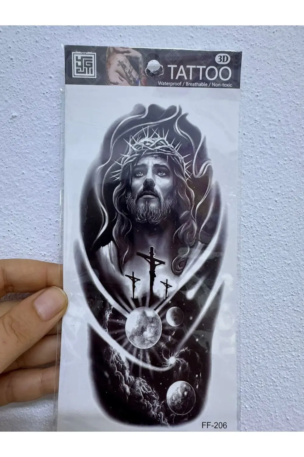 Arescollection Gerçek Görünümlü 3 D Suya Denize Dayanıklı Geçici Dövme Holiday T