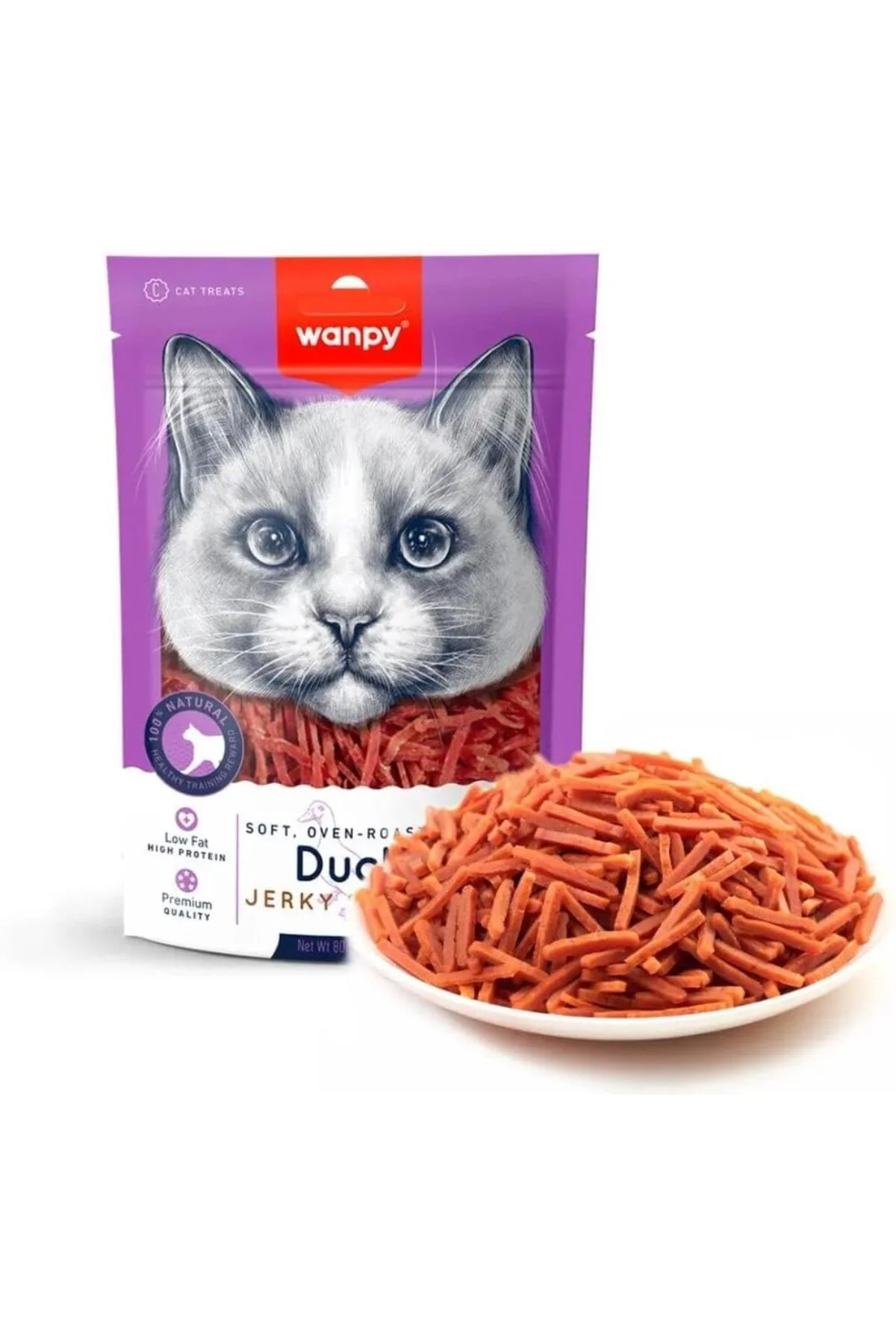 Gerçek Ördek Fileto 80 gr Yumuşak Kedi Ödülü