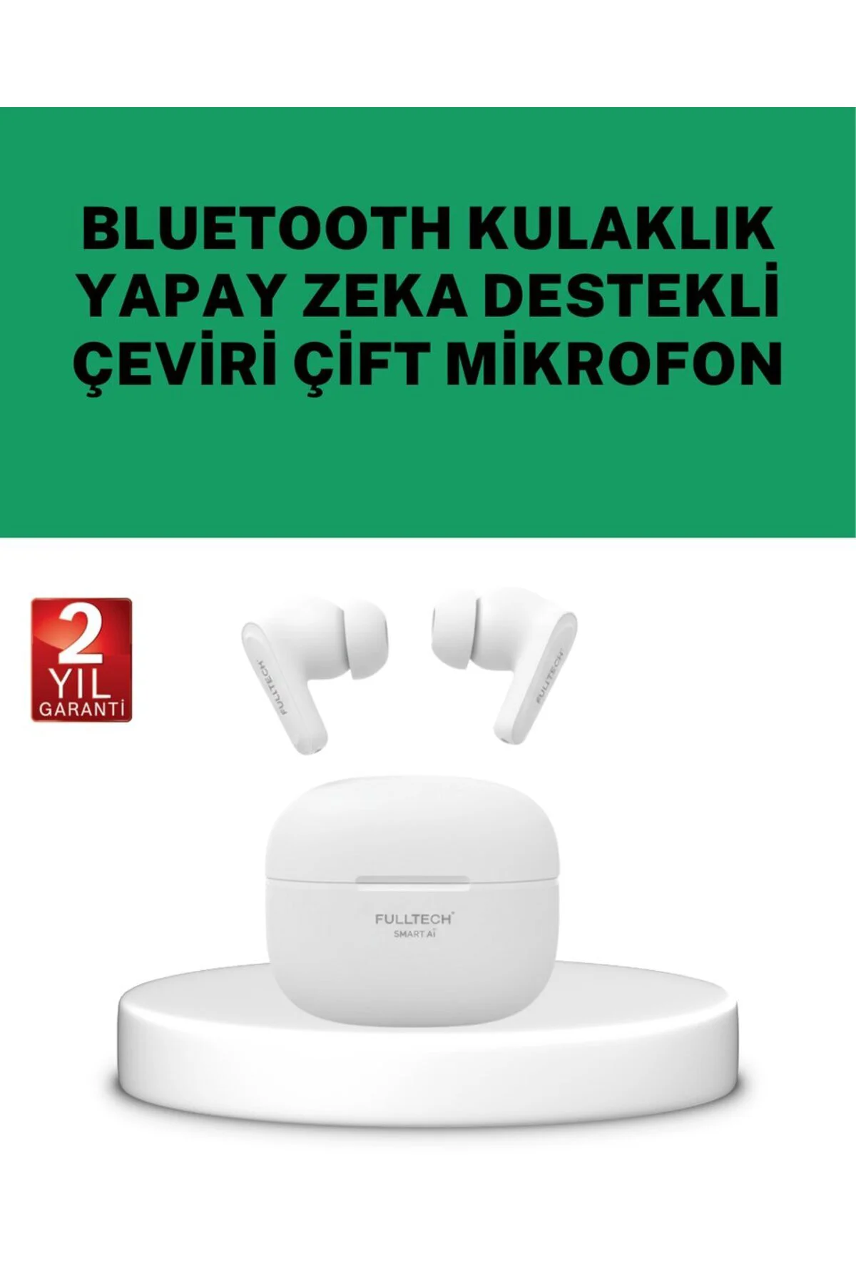 Gerçek Zamanlı Çeviri Özellikli Kablosuz Kulaklık Profesyonel Kullanım