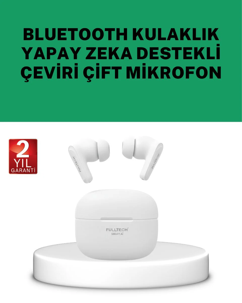 Gerçek Zamanlı Çeviri Özellikli Kablosuz Kulaklık Profesyonel Kullanım