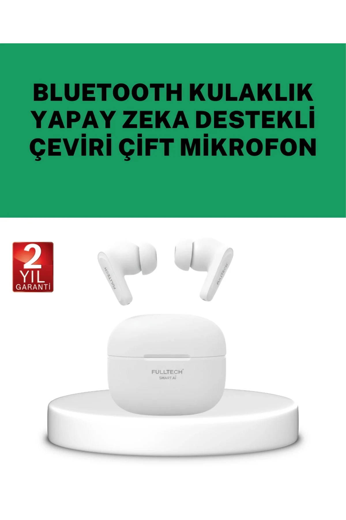 Gerçek Zamanlı Çeviri Özellikli Kablosuz Kulaklık Profesyonel Kullanım