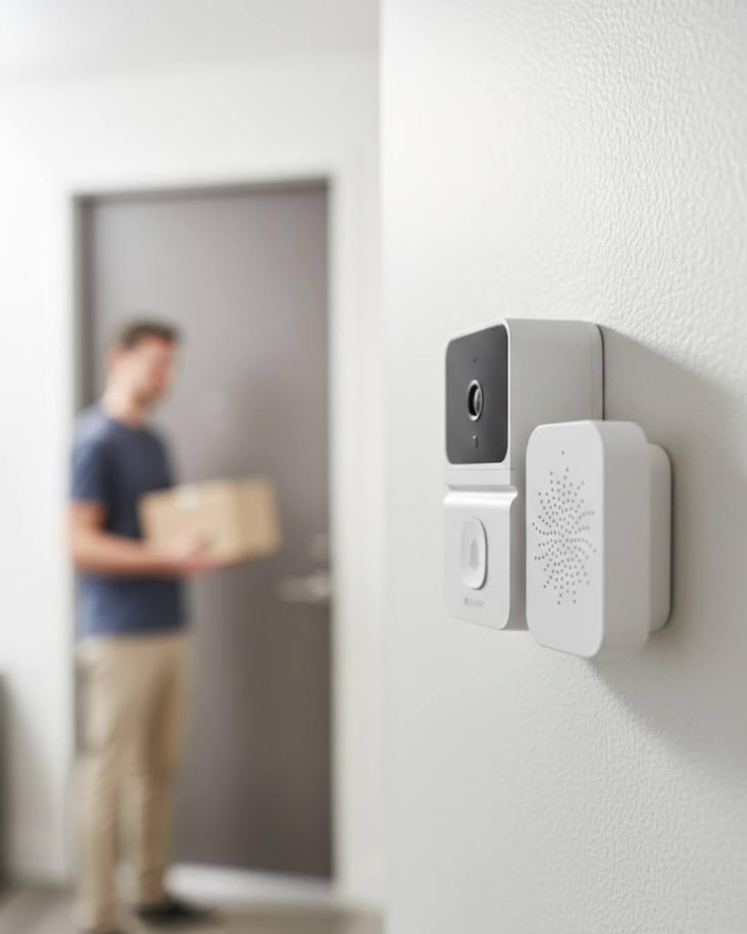 Gerçek Zamanlı Fotoğraflı Akıllı Kapı Zili İki Yönlü Konuşma