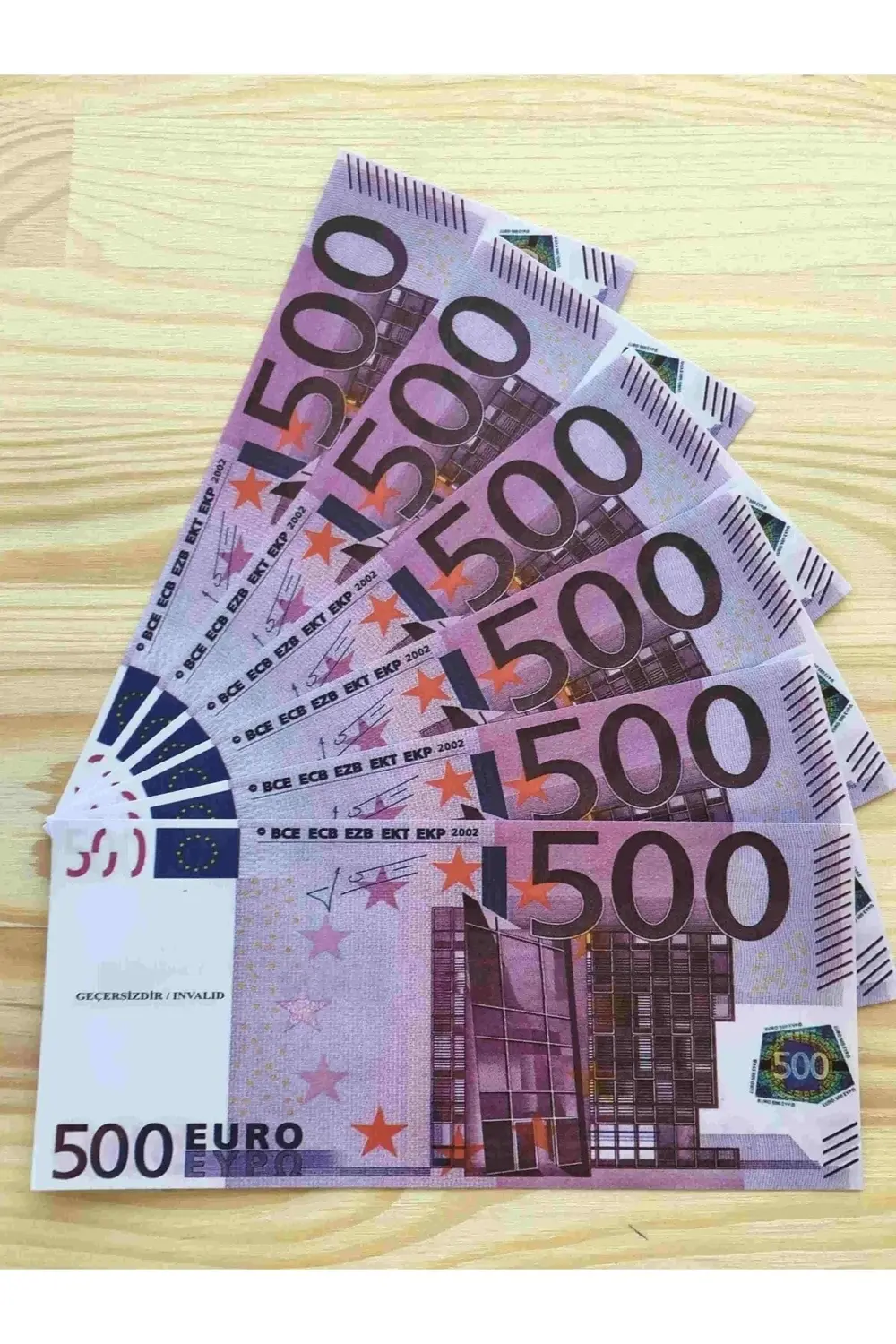 Gerçekçi 1. Kalite 50000 Euro 1 Deste Eğlence Organizasyon Nişan