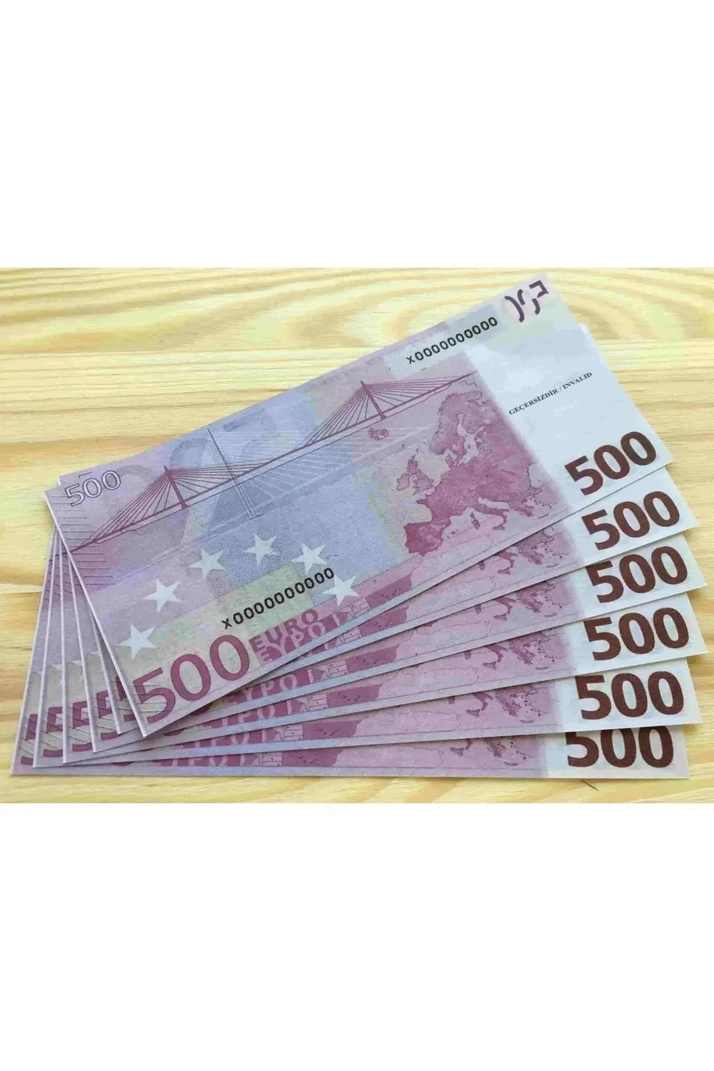 Gerçekçi 1. Kalite 50000 Euro 1 Deste Eğlence Organizasyon Nişan