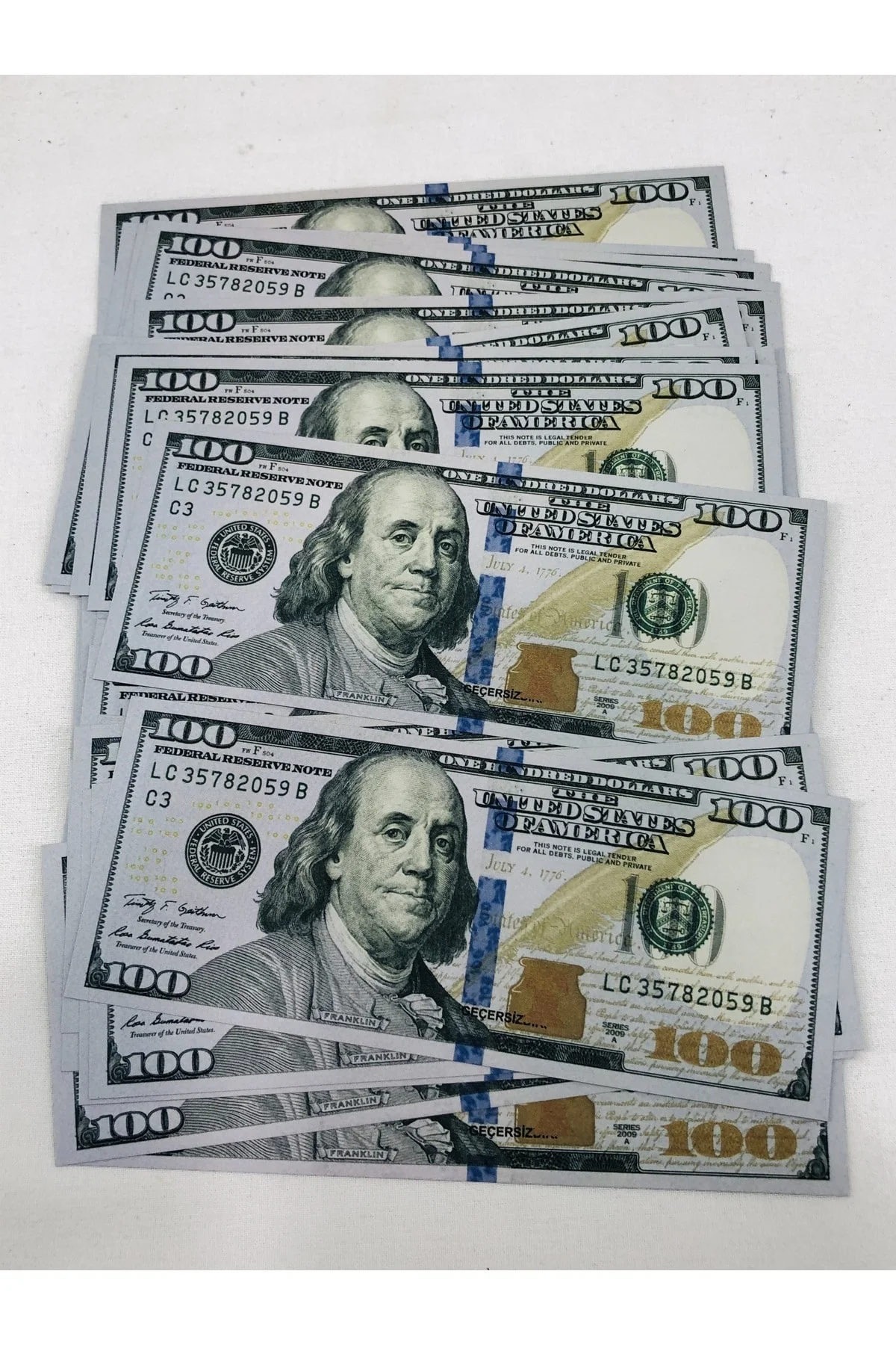 Gerçekçi 1. Kalite Gramajlı 20.000 Dolar 2 Deste Eğlence Organiza