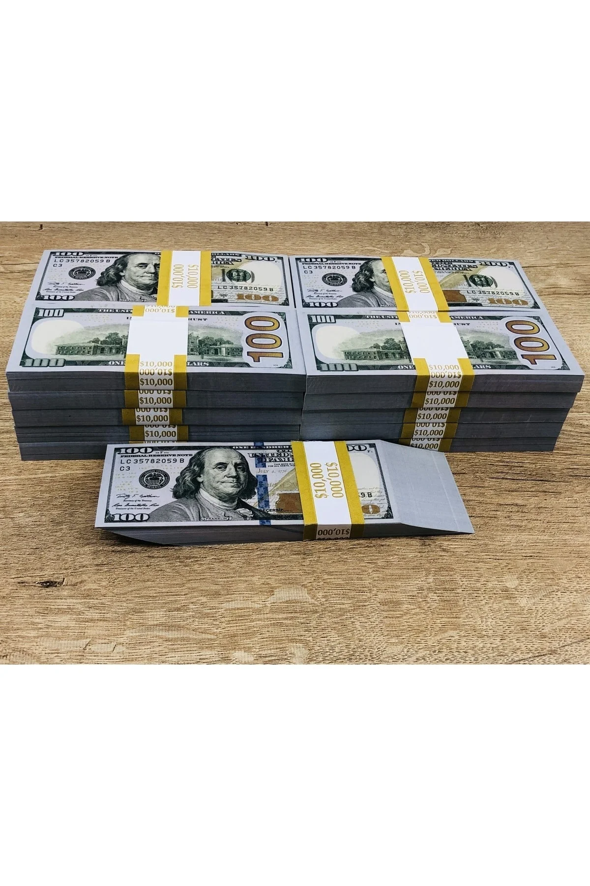 Gerçekçi 1. Kalite Gramajlı 20.000 Dolar 2 Deste Eğlence Organiza