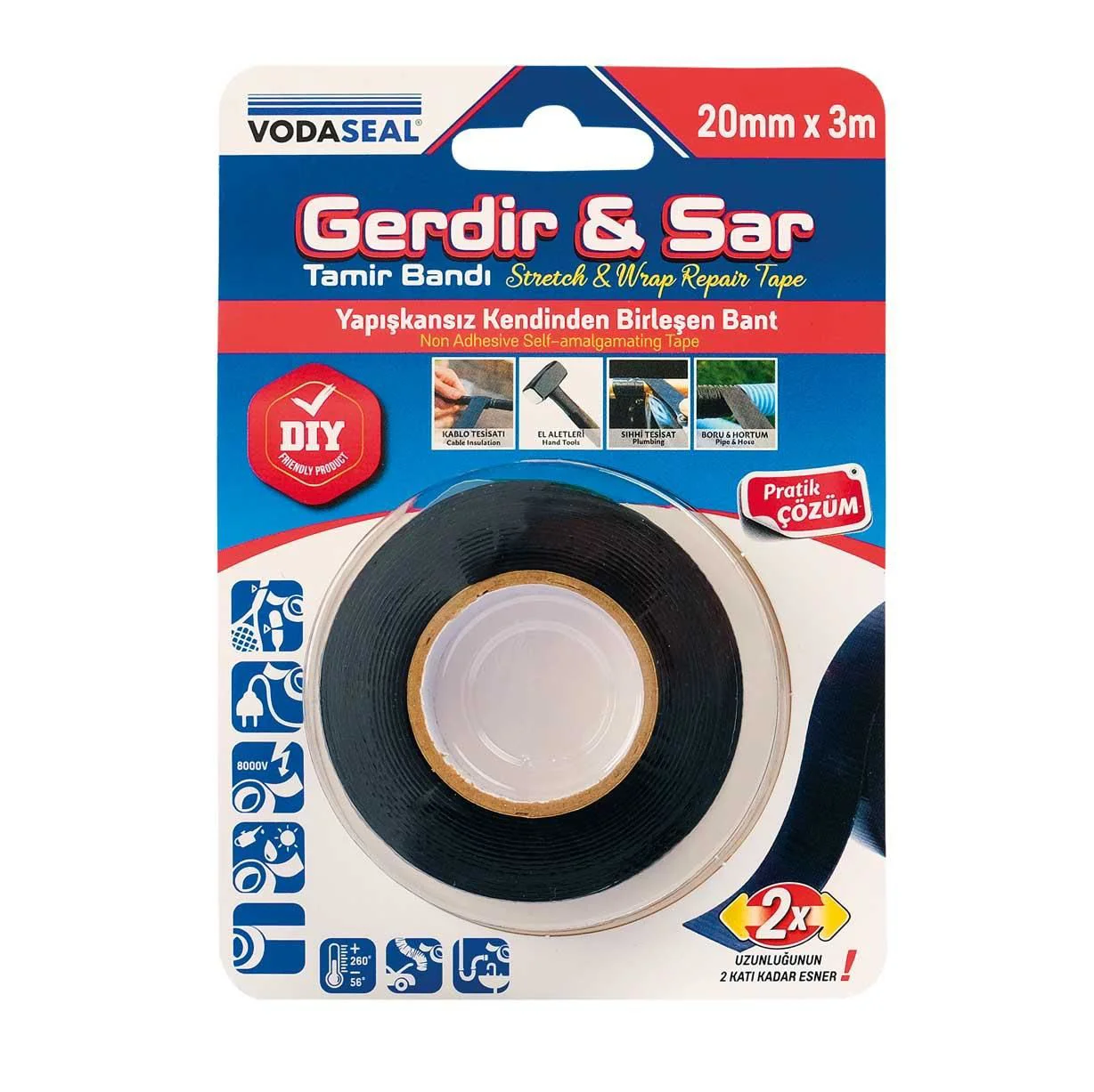 Gerdir Sar Tamir Bandı 20 mm 3 Metre